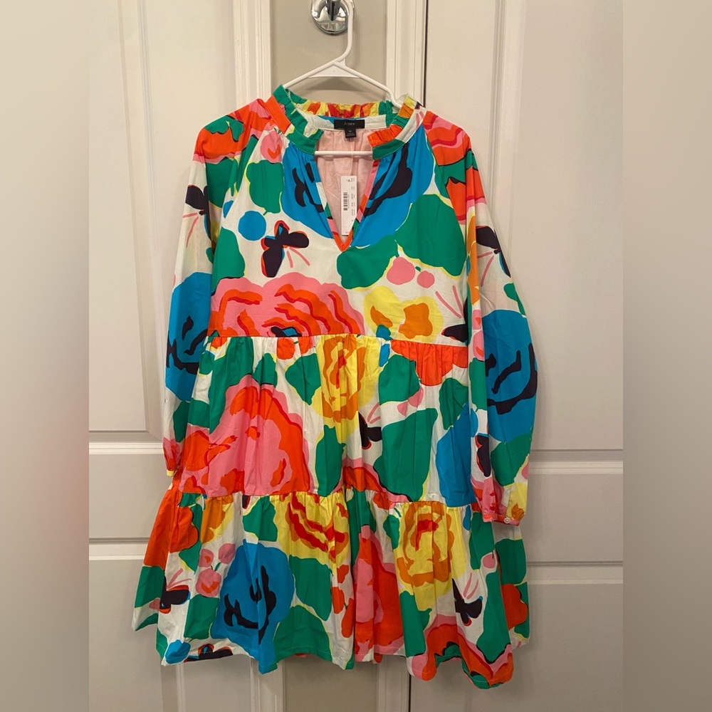 JCrew flower dress;never worn